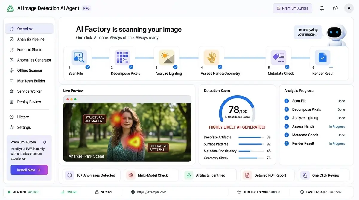 AI legal automation — example of the AI tool dashboard software